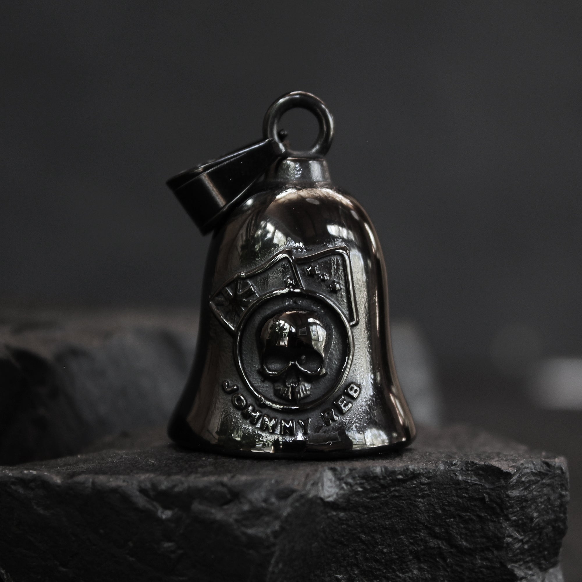 Skull Ride Bell - Black