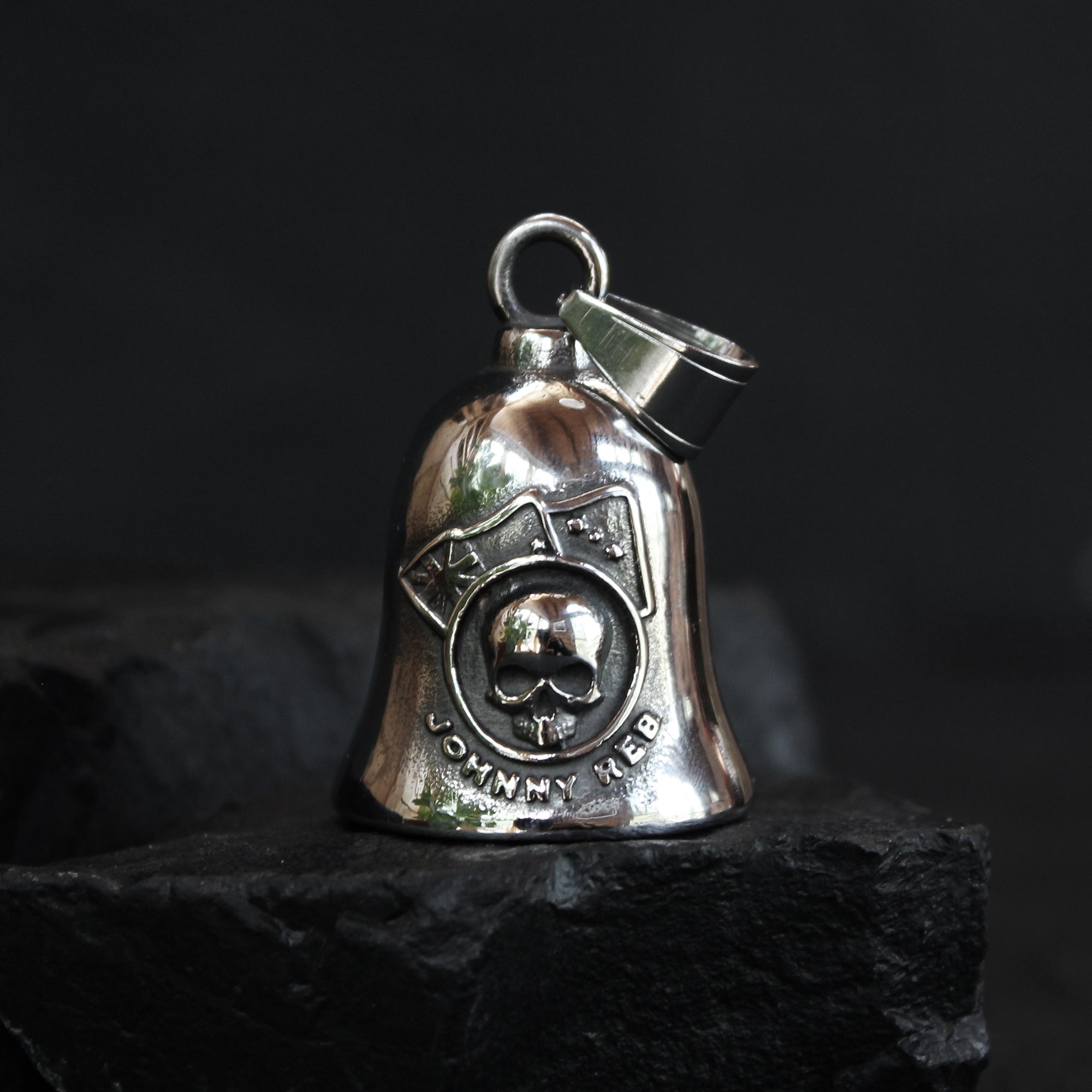 Skull Ride Bell - Silver