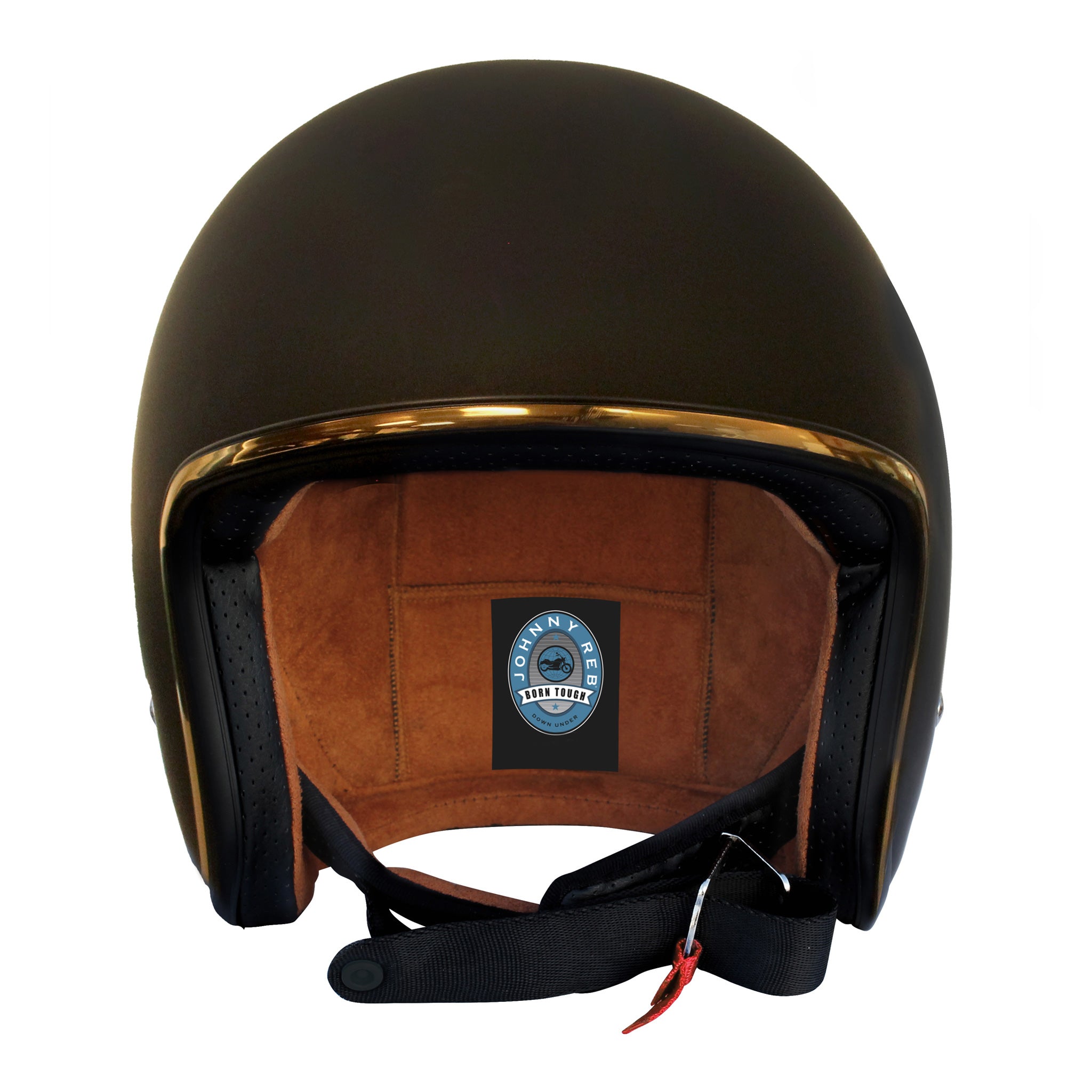 '1984' Gold Burke Open Face Helmet