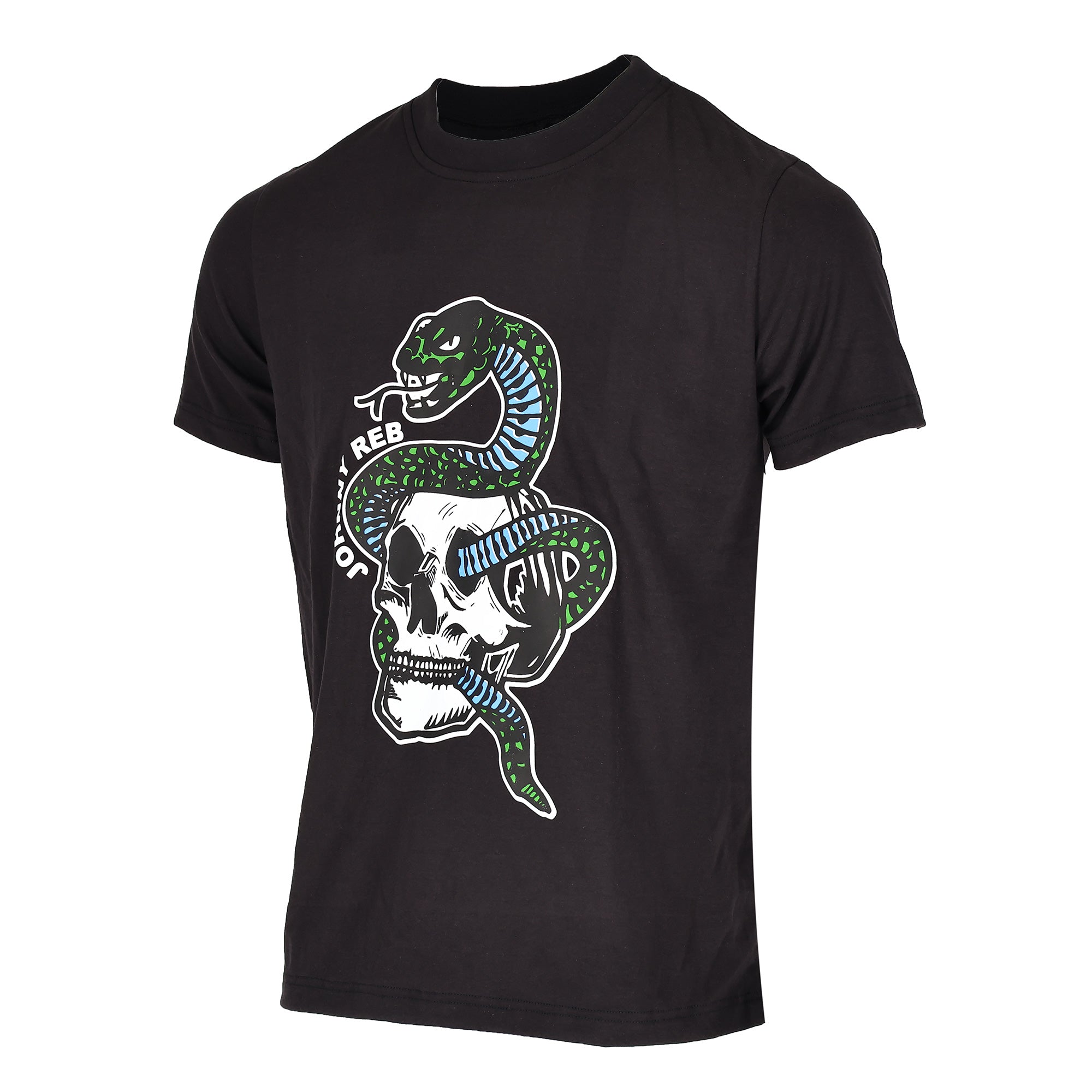 Snake & Skull T-Shirt - Blue