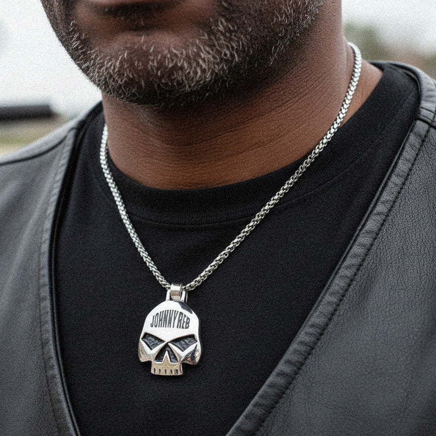 Skull Pendant - Silver