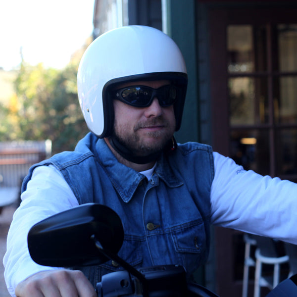 Slim open face helmet cheap