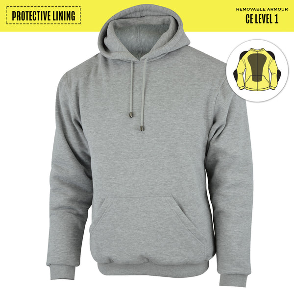 Johnny Reb Men s Hume Protective Fleece Hoodie Grey