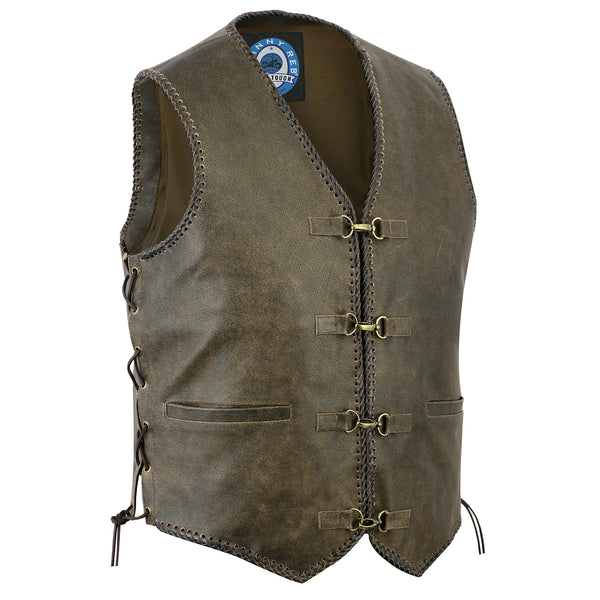 Leather hunting vest clearance
