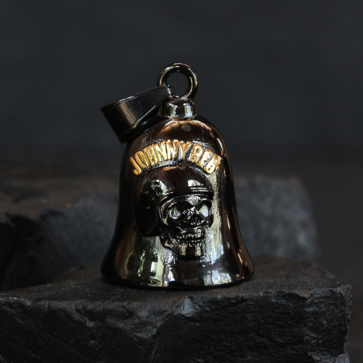 Johnny Reb | Skull Rider Ride Bell - Black
