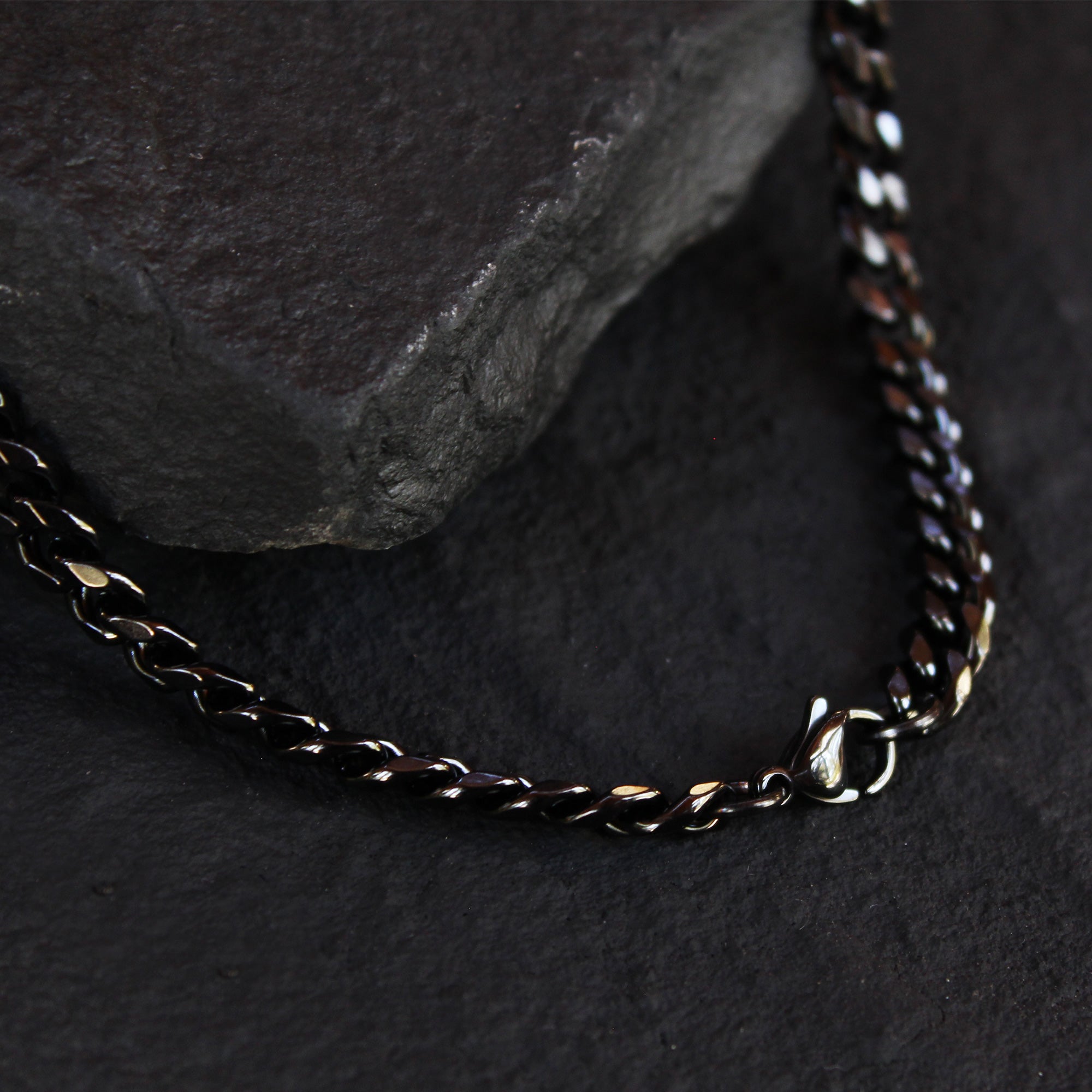 Chain Necklace - Black 50cm