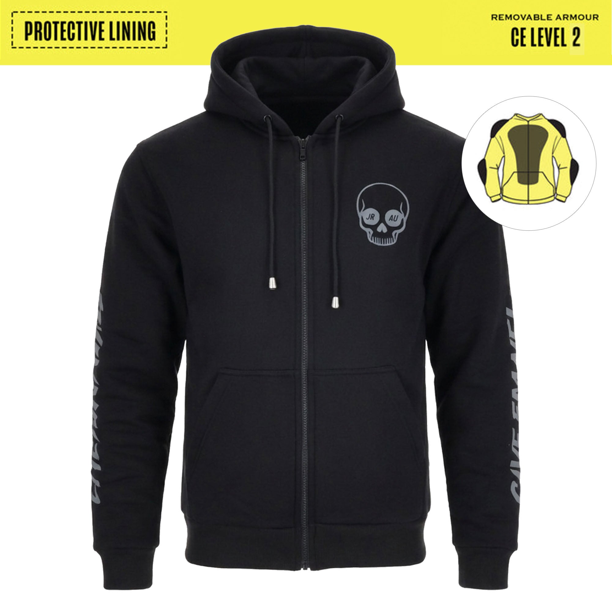 Give Em Hell Protective Full-Zip Hoodie