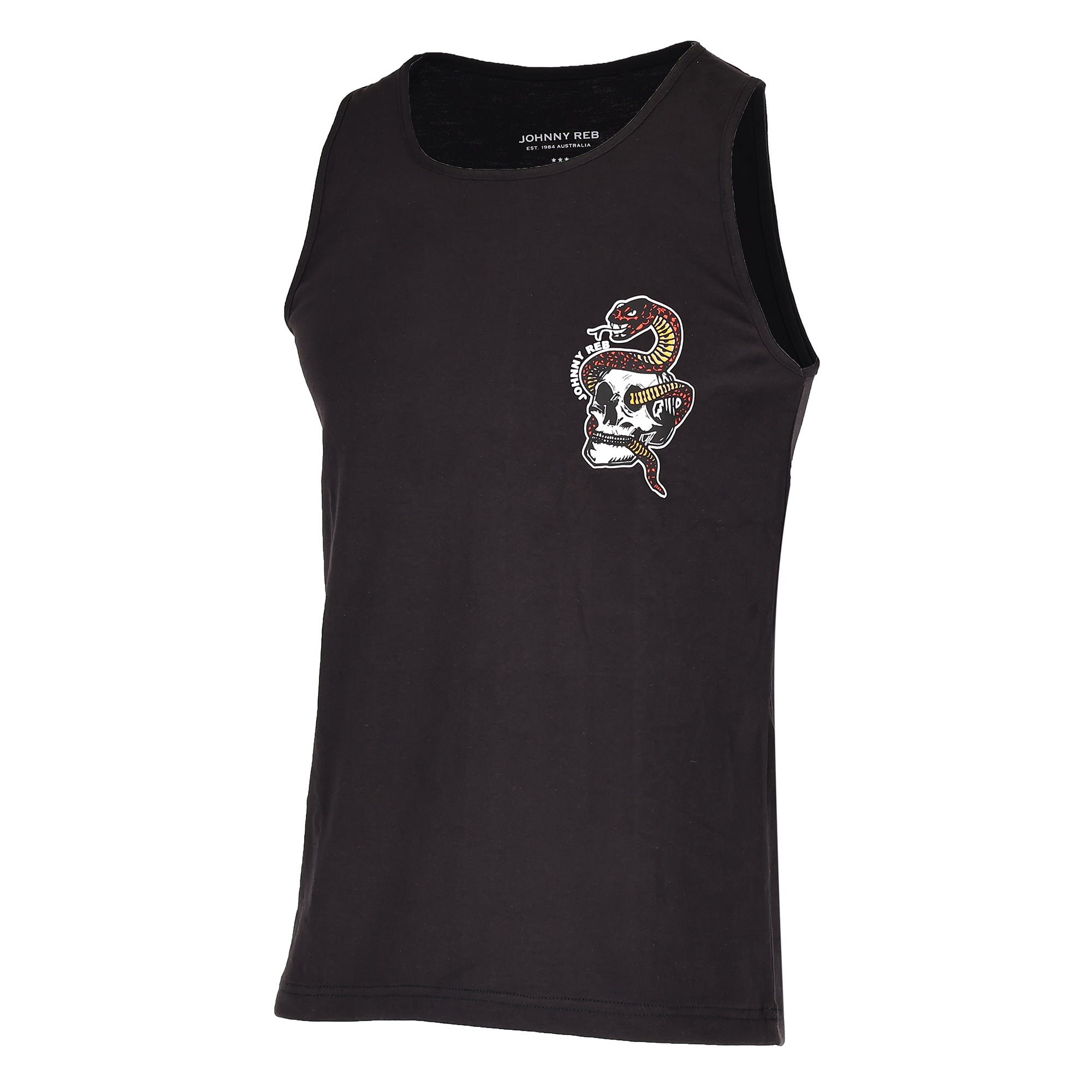 Snake & Skull Tank - Red