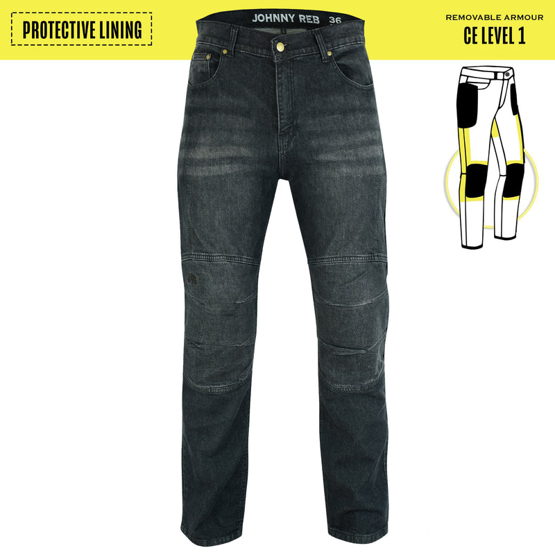 Men's Biker Protective Jeans
