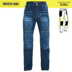 Men's Biker Protective Jeans