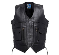Men's Kangaroo Valley Leather Vest