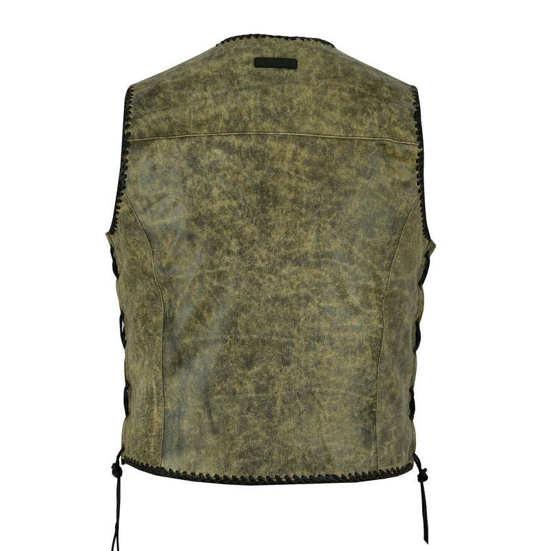 Men's Sturt Cracker Leather Vest