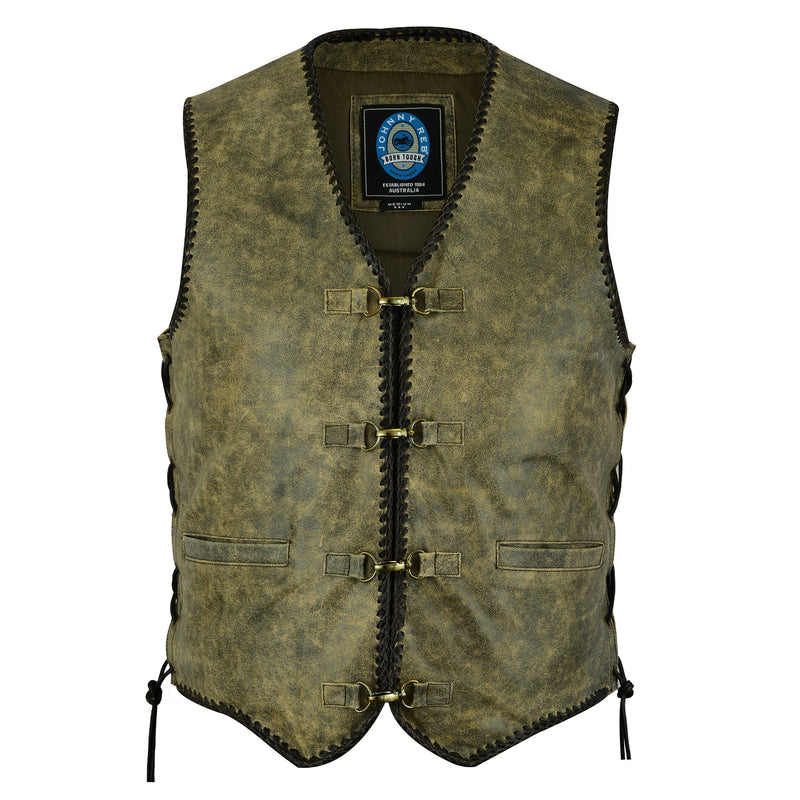 Men's Sturt Cracker Leather Vest