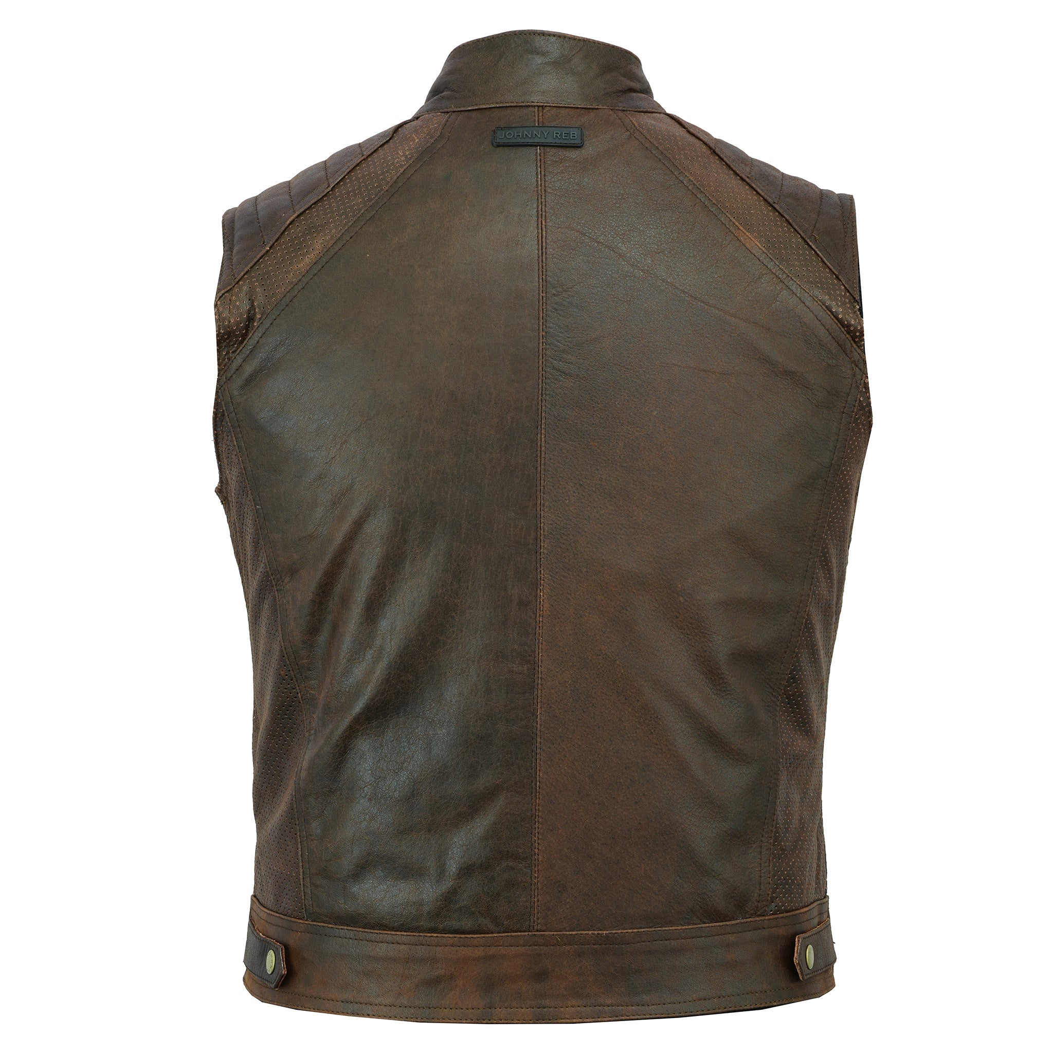 Men's Botany Vintage Leather Vest